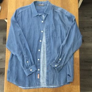 Tommy Bahama Island modern fit button down men’s L